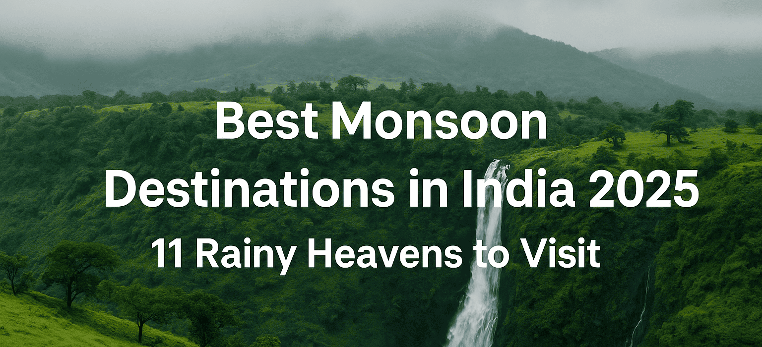 Best Monsoon Destinations in India to Visit in 2025