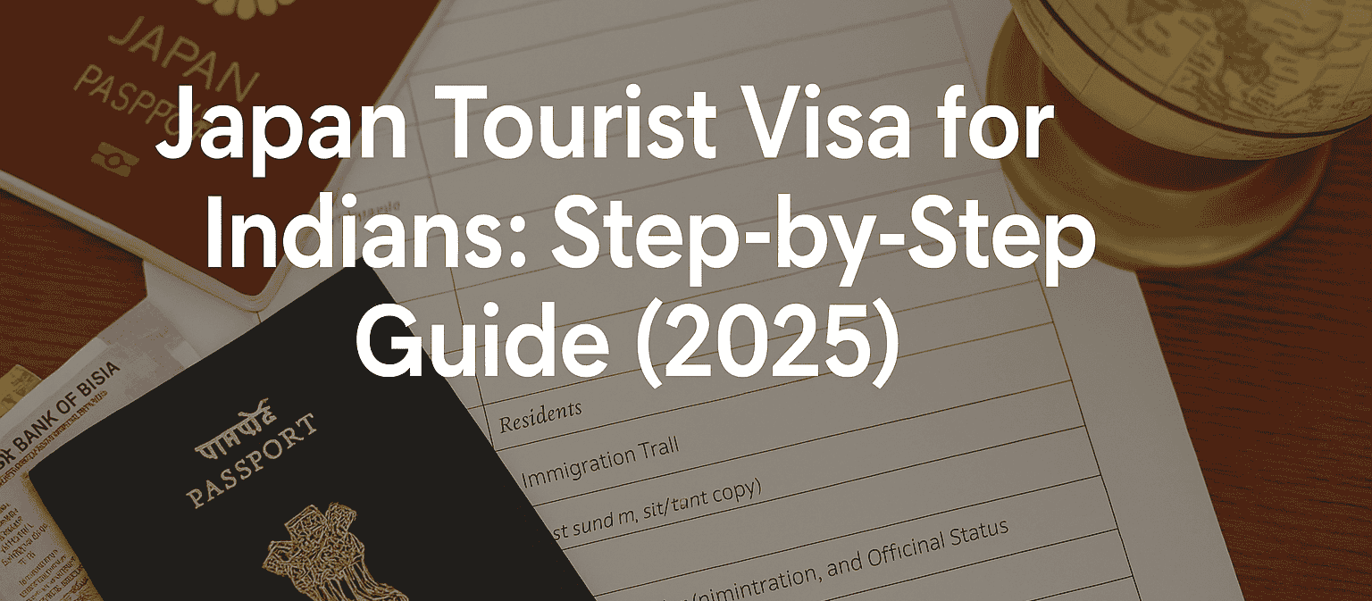 🗾 Japan Tourist Visa for Indians: Step-by-Step Guide (2025)